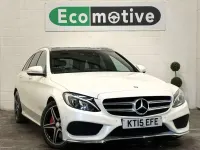 Used Mercedes C250 AMG Line Premium Plus 2015 White Estate
