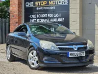 Used Vauxhall Astra Cabriolet 2008 Black Cabriolet