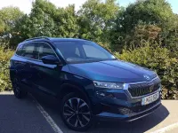 Used Skoda Karoq SE L 110 HP (80 kW) 2022 Petrol blue metallic SUV