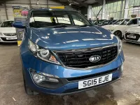 Used Kia Sportage 116 HP (85 kW) 2015 Blue SUV