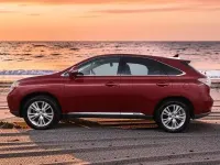 Used Lexus RX450h 2010 Red SUV