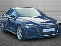 Used Audi A3 Comfort 150 HP (110 kW) 2023 Navarra blue Sedan