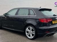 Begagnad Audi A3 S-Line 190 HK (139 kW) 2018 Svart Sedan
