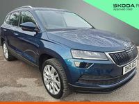 Used Skoda Karoq SE L 150 HP (110 kW) 2019 Lava blue metallic SUV