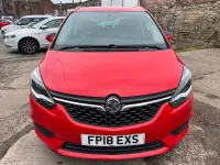 Used Vauxhall Zafira 2018 Red MPV