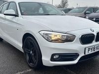 Used BMW 116 Sport Line 2018 Alpine white Hatchback