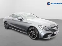 Used Mercedes C300 AMG line 258 HP (189 kW) 2019 Grey Coupe