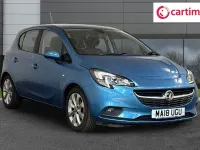 Used Vauxhall Corsa S 90 HP (66 kW) 2018 Blue Hatchback