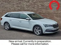 Used Skoda Superb SE L 218 HP (160 kW) 2021 White Estate