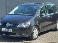 Used VW Sharan SE 177 HP (130 kW) 2015 Black MPV