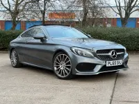 Used Mercedes C250 AMG Line Premium Plus 204 HP (150 kW) 2016 Grey Coupe