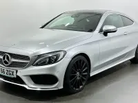 Usado Mercedes C250 AMG Line Premium Plus 204 HP (150 kW) 2017 Prateado Coupé