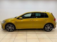 Used VW Golf VII R-line 2018 Yellow Hatchback