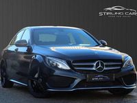 Used Mercedes C200 AMG line 136 HP (100 kW) 2018 Black Sedan