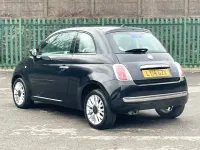 Used Fiat 500 Lounge 69 HP (50 kW) 2014 Black Hatchback