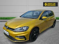 Used VW Golf VII R-line 150 HP (110 kW) 2018 Yellow Hatchback