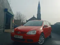Used VW Golf V Match 105 HP (77 kW) 2008 Red Hatchback