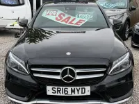 Used Mercedes C220 AMG line 2016 Black Sedan