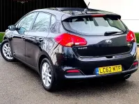 Used Kia Ceed 98 HP (72 kW) 2012 Black Hatchback