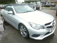 Used Mercedes E220 SE 2015 Silver Cabriolet