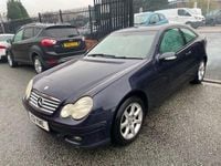 Used Mercedes C220 2004 Blue Coupe