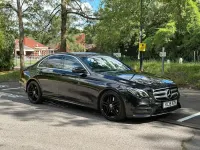Used Mercedes E220 AMG line 2019 Black Sedan