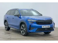 Used Skoda Kodiaq vRS 195 HP (143 kW) 2026 Race blue metallic SUV
