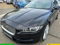 used Jaguar XE 2.0 PORTFOLIO 4d 178 BHP IN BLACK WITH 46,600 MILES AND A FULL SERVICE HISTORY, 2 OWNER FROM NEW, UL