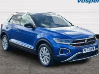 Used VW T-Roc Style 108 HP (79 kW) 2023 Blue SUV