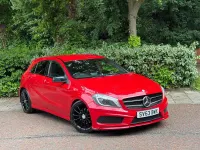Used Mercedes A200 AMG 153 HP (112 kW) 2013 Red Hatchback