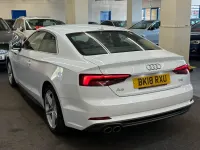 Used Audi A5 S-Line 190 HP (139 kW) 2018 White Coupe