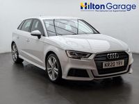 Used Audi A3 Sportback S-Line 150 HP (110 kW) 2020 White Hatchback
