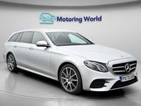 Usado Mercedes E200 AMG line 184 CV (135 kW) 2020 Plateado Familiar