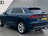 Used Audi Q8 S-Line 286 HP (210 kW) 2019 Blue SUV