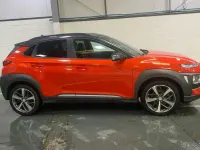 Gebraucht Hyundai Kona Premium 177 PS (130 kW) 2019 Orange SUV