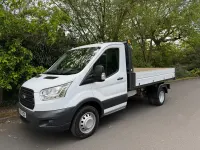 Used Ford Transit 100 HP (73 kW) 2015 White Cabriolet