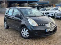 Used Nissan Note Visia 88 HP (64 kW) 2008 Black Hatchback