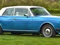 Used Rolls Royce Corniche 240 HP (176 kW) 1980 Blue Cabriolet
