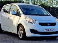 used Kia Venga 1.6 2 5dr Auto WHITE