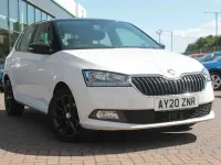 Used Skoda Fabia Colour Edition 58 HP (42 kW) 2020 Candy white black magic pearl effect Hatchback