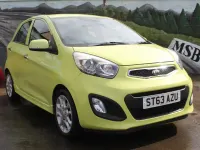 Used Kia Picanto 85 HP (62 kW) 2013 Green Hatchback