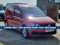 Used VW Caddy Highline 102 HP (75 kW) 2016 Red MPV