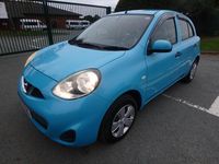 Used Nissan Micra Acenta 2017 Blue Hatchback