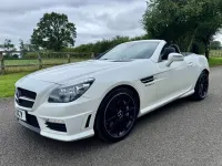 Used Mercedes SLK55 AMG AMG 421 HP (309 kW) 2012 White Cabriolet