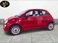Used Fiat 500 Lounge 69 HP (50 kW) 2010 Red Hatchback