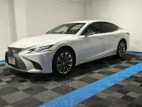 Used Lexus LS500h 2024 Pearl white Sedan