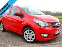 Used Vauxhall Viva 75 HP (55 kW) 2017 Red Hatchback