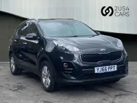 Used Kia Sportage 177 HP (130 kW) 2017 Black SUV