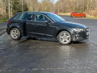 Usado Audi A3 Sportback Design 150 HP (110 kW) 2018 Preto Citadino