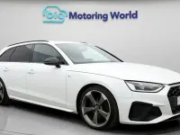 Used Audi A4 Black Edition 163 HP (119 kW) 2021 White Estate